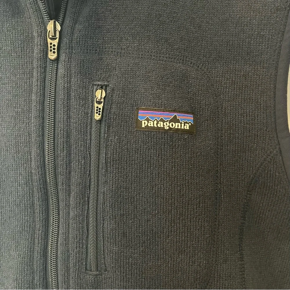 Patagonia Dark Blue Better Sweater Fleece Zip-Up Vest - Picture 3 of 5